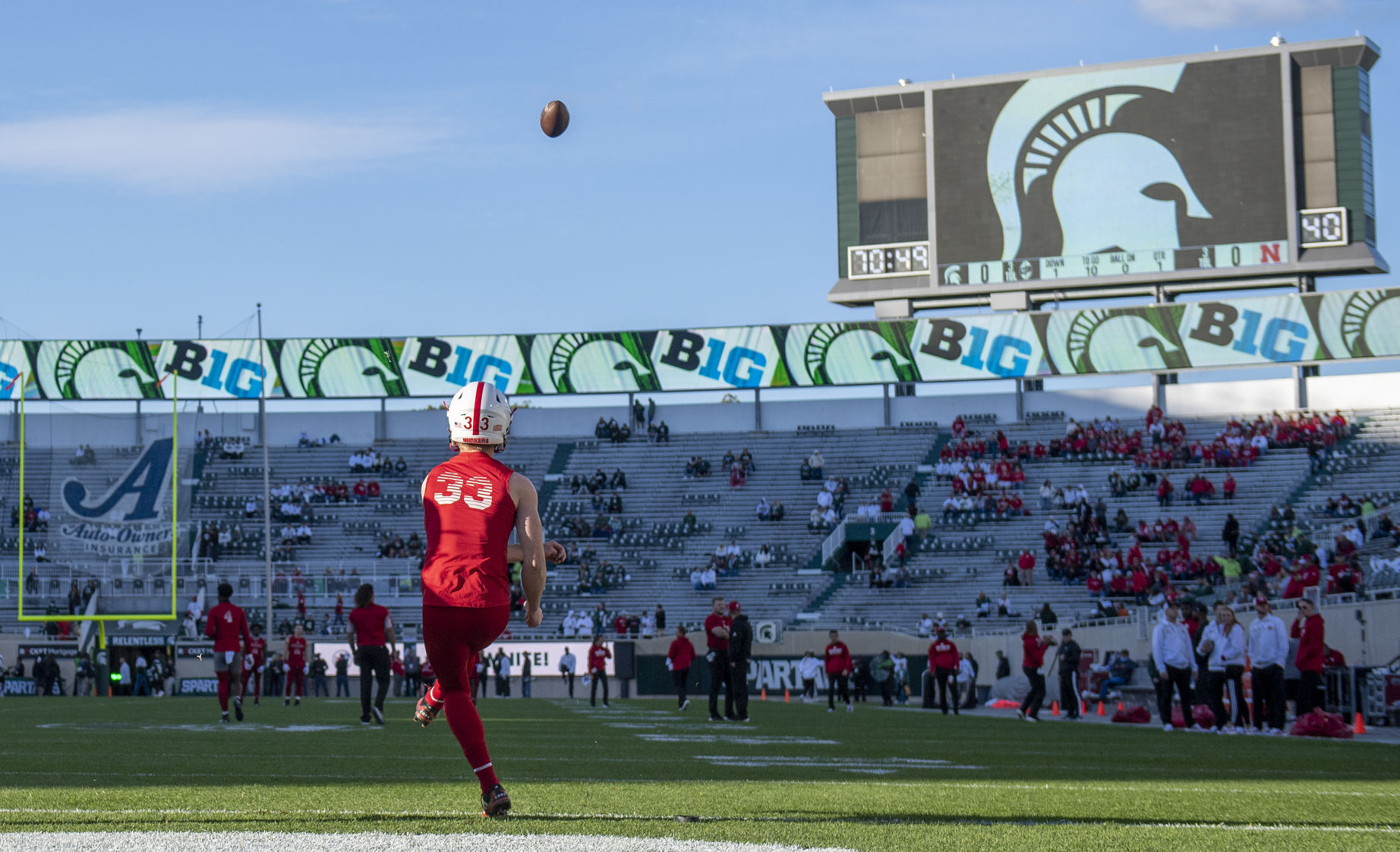 Nebraska vs. Michigan State, 9.25